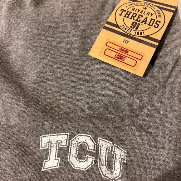 NWT Rivalry Threads TCU Ladies Athletic Shorts Large - Picture 6 of 6
